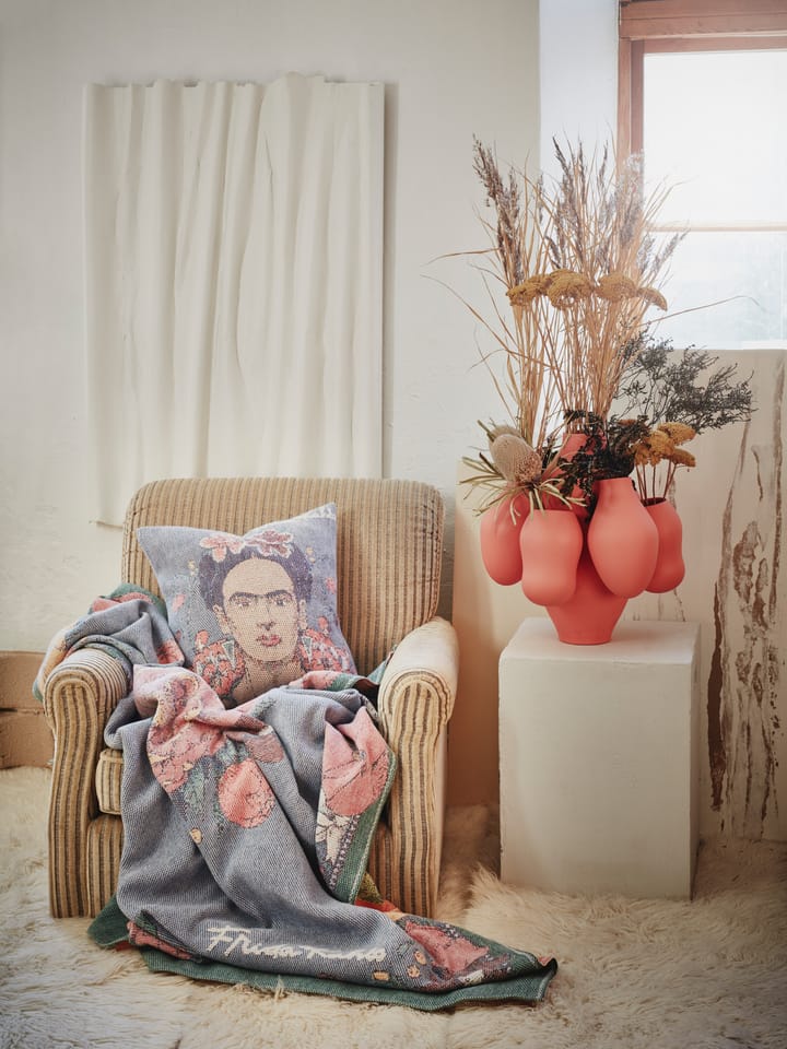 Frida Kahlo -tyynynpäällinen 40 x 40 cm, Vida Ekelund Linneväveri