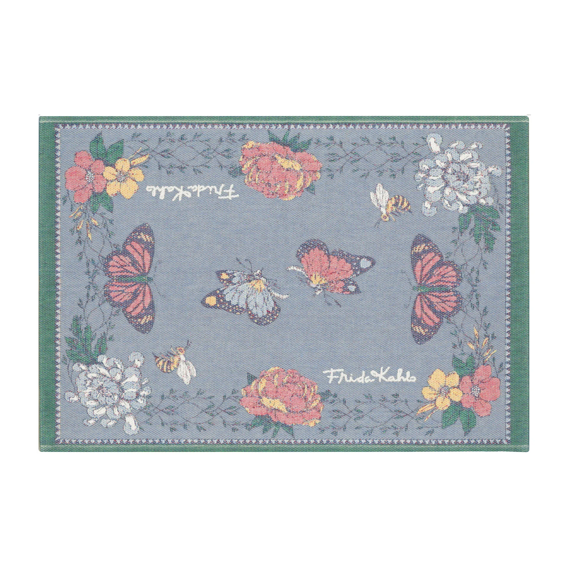 Frida Kahlo vauvan huopa 72 x 105 cm, Vida Ekelund Linneväveri