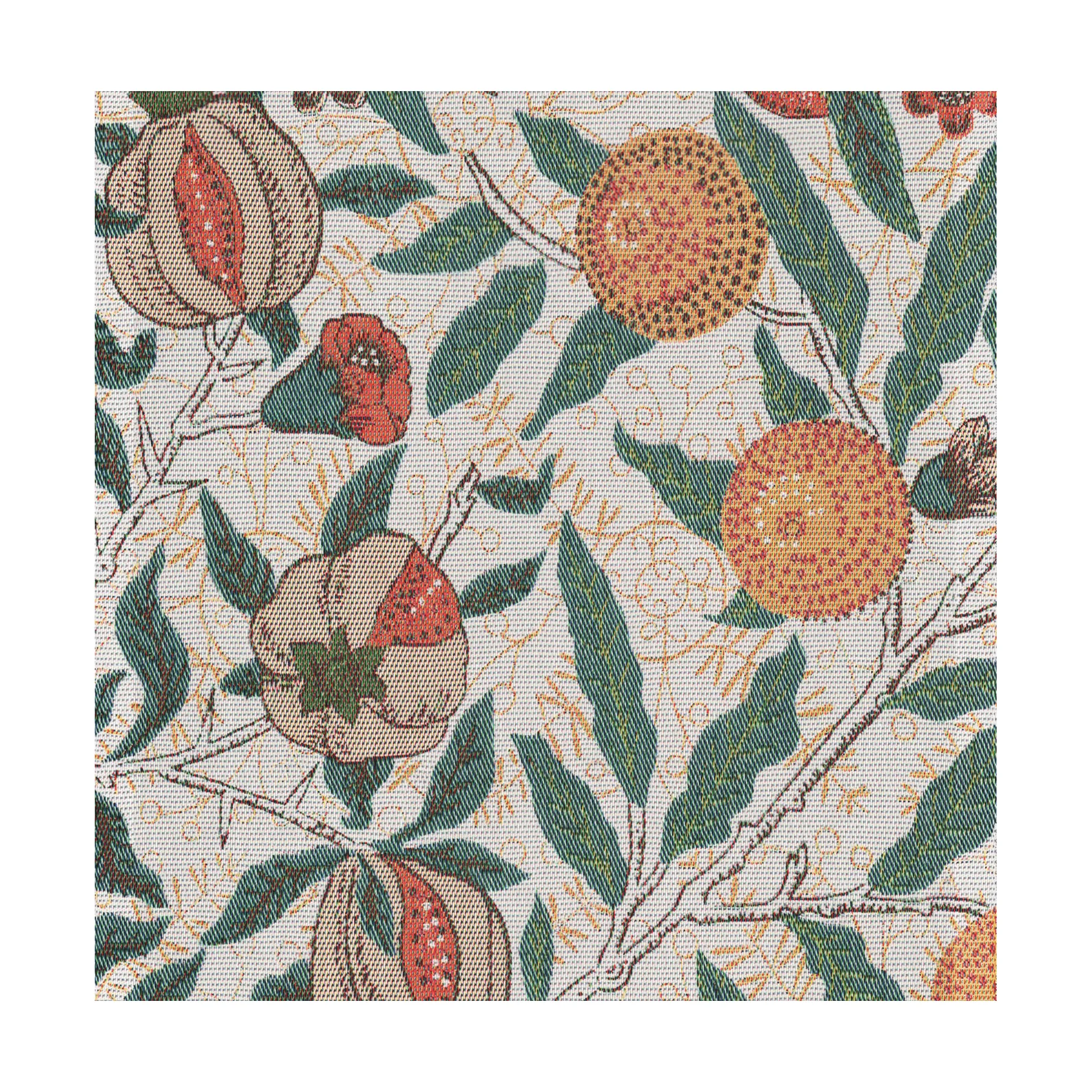 Fruit kangasservetti 35x35 cm, Monivärinen Ekelund Linneväveri