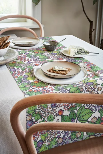 Gooseberries kaitaliina - 35 x 120 cm - Ekelund Linneväveri