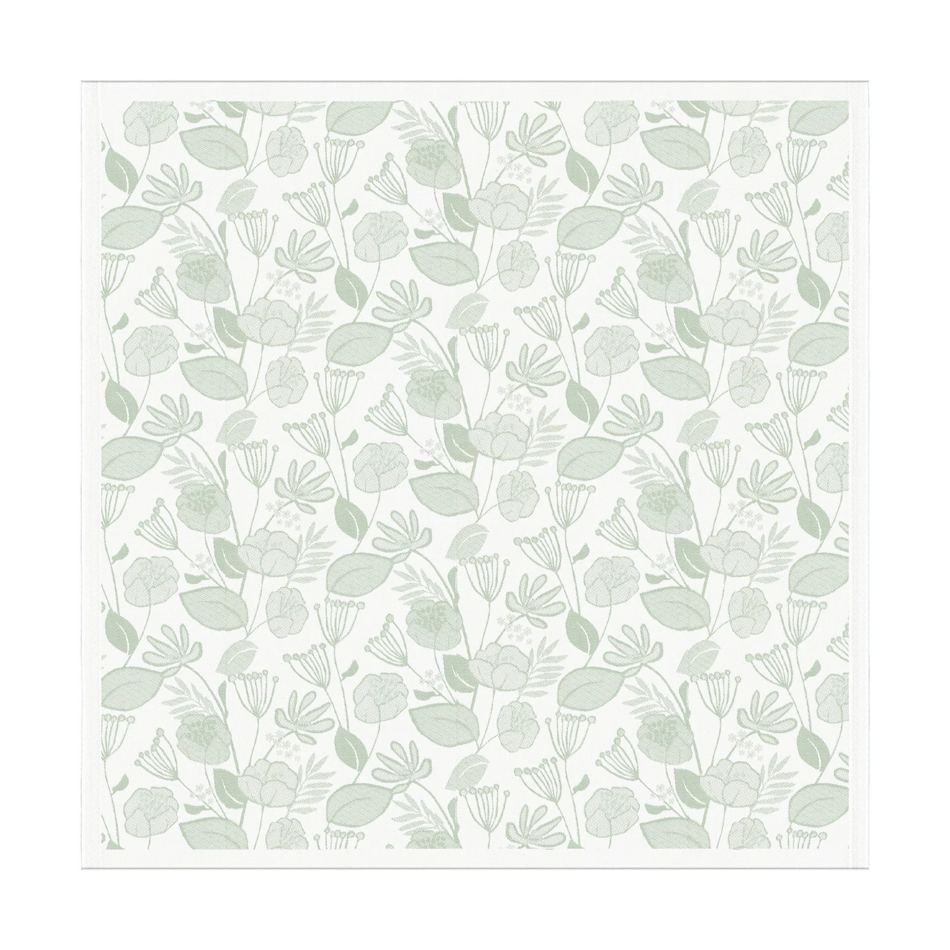 Grönska pöytäliina 75x75 cm, Vihreä Ekelund Linneväveri