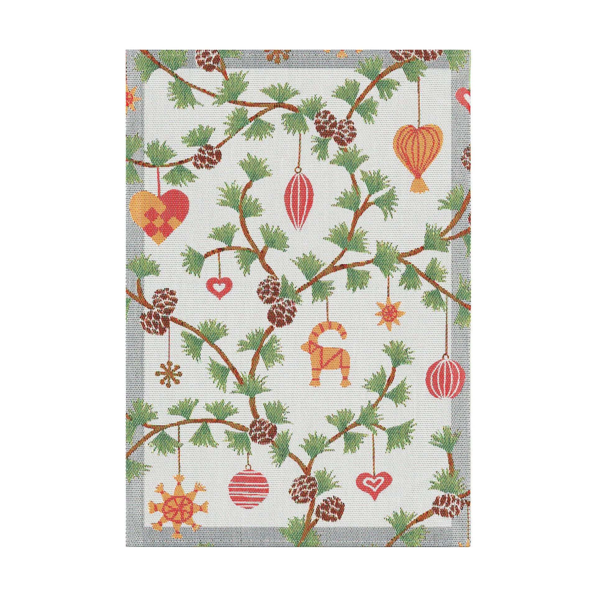 Julefröjd keittiöpyyhe 35x50 cm, Monivärinen Ekelund Linneväveri