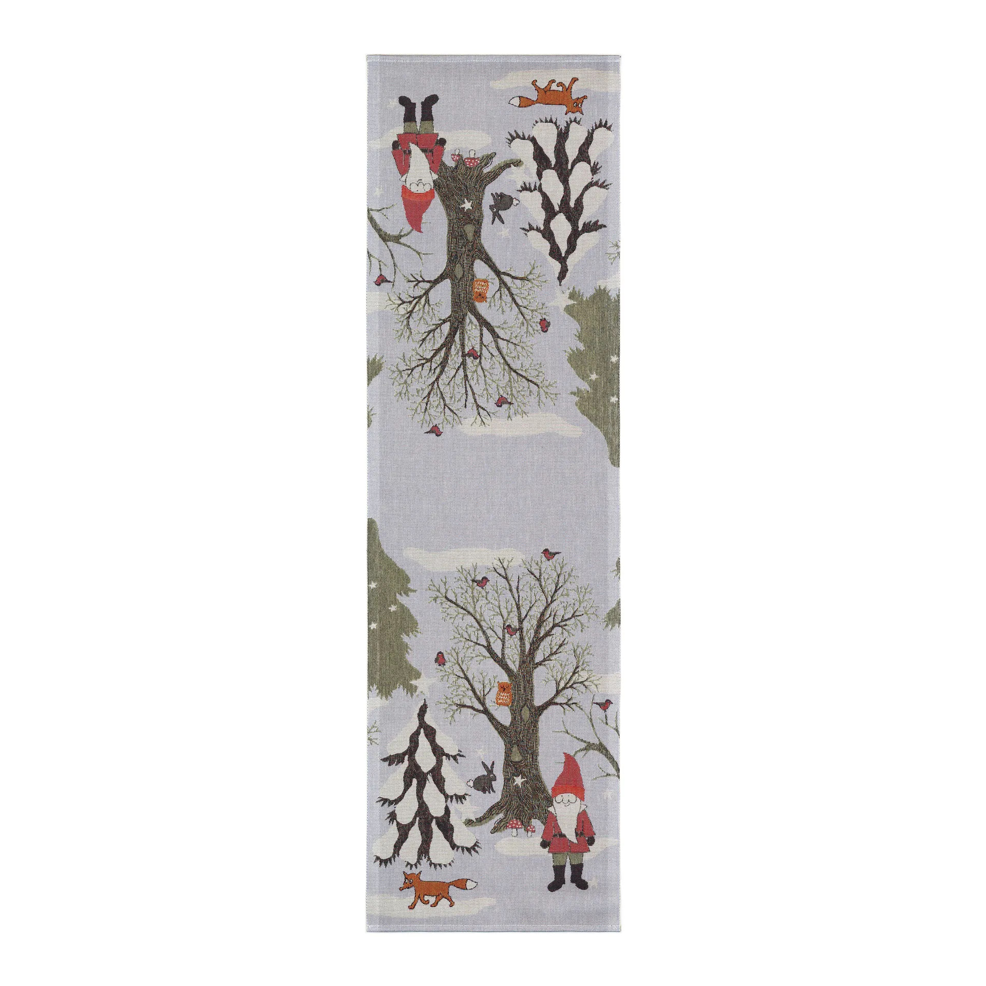 Julpromenad kaitaliina, 35x120 cm Ekelund Linneväveri