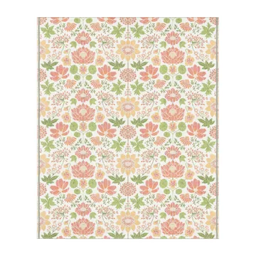 Krasse puuvillahuopa 140 x 170 cm - Oranssi - Ekelund Linneväveri