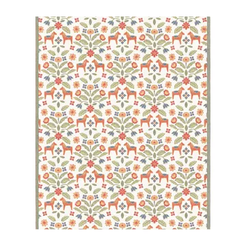 Kurbitsblom puuvillapeitto 140x170 cm - Monivärinen - Ekelund Linneväveri