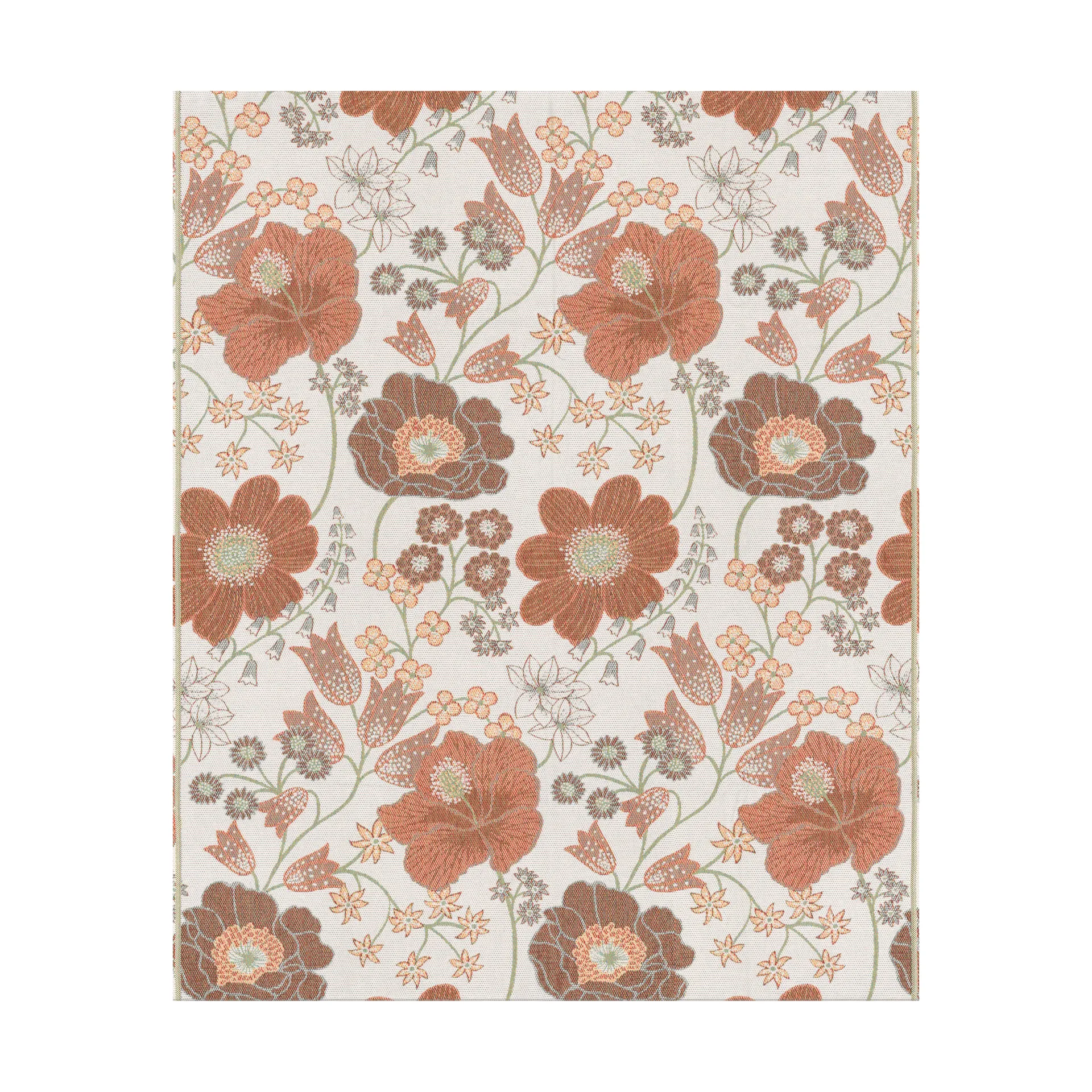 Kvällsblom viltti 140x170 cm, Monivärinen Ekelund Linneväveri