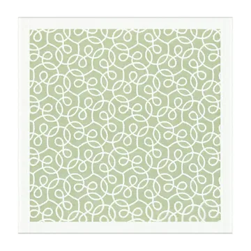Lindblom lautasliina 35 x 35 cm - vaaleanvihreä - Ekelund Linneväveri