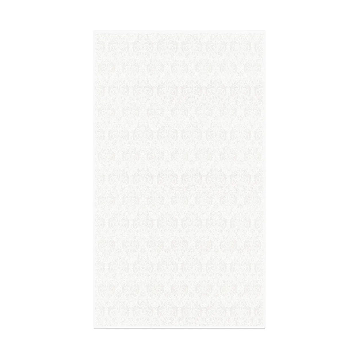 Ekelund Linneväveri Medaljong pöytäliina 150x350 cm Valkoinen