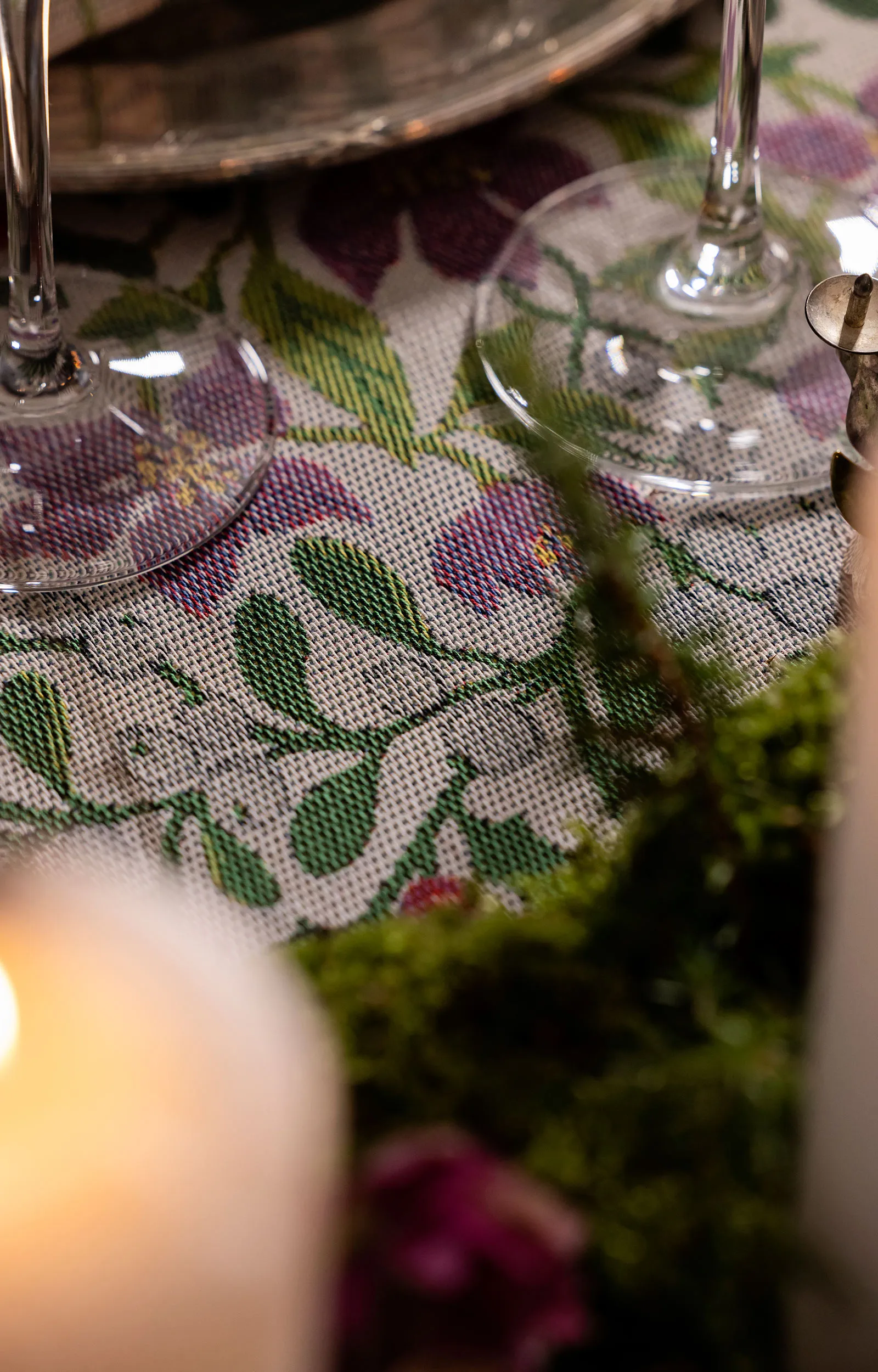 Misteloksa keittiöpyyhe 35x50 cm, Monivärinen Ekelund Linneväveri