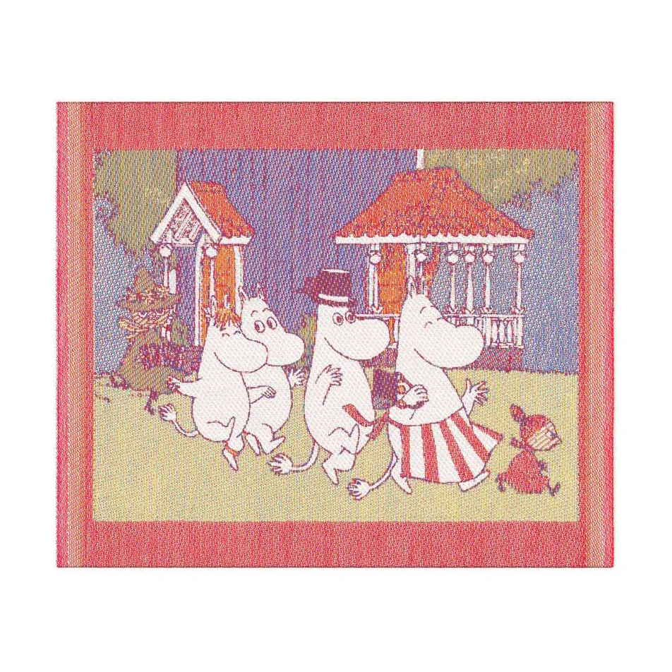 Moomin house astiapyyhe 25x30 cm, Multi Ekelund Linneväveri