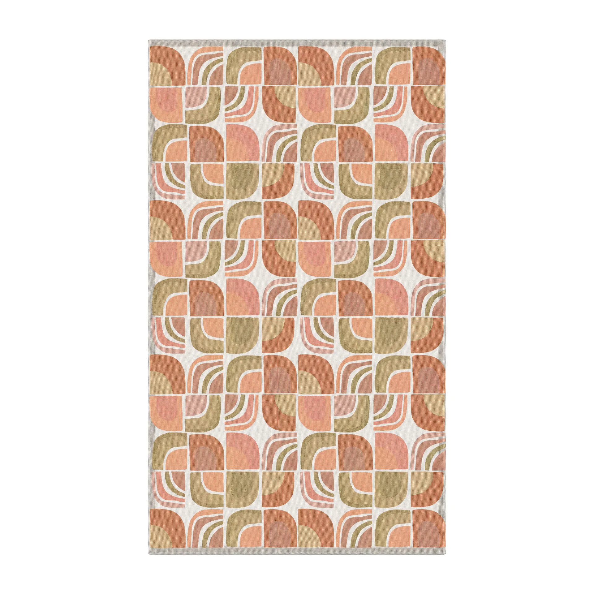 Mosaik pöytäliina, 145 x 250 cm Ekelund Linneväveri