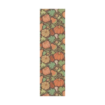 Plenty of pumpkin -kaitaliina - 35 x 120 cm - Ekelund Linneväveri