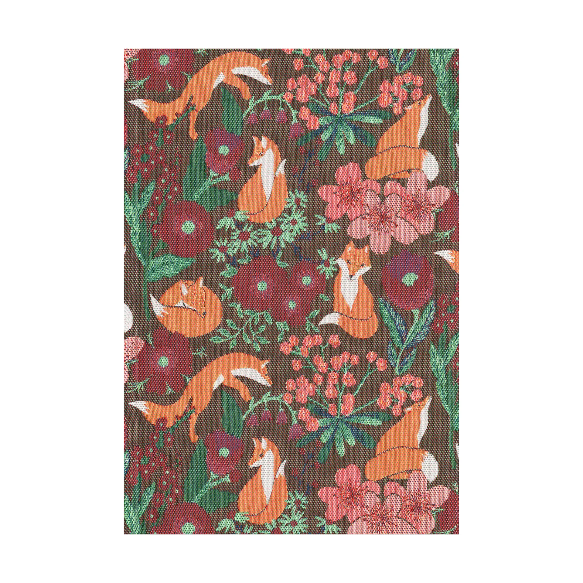 Rävdans keittiöpyyhe 35x50 cm, Monivärinen Ekelund Linneväveri