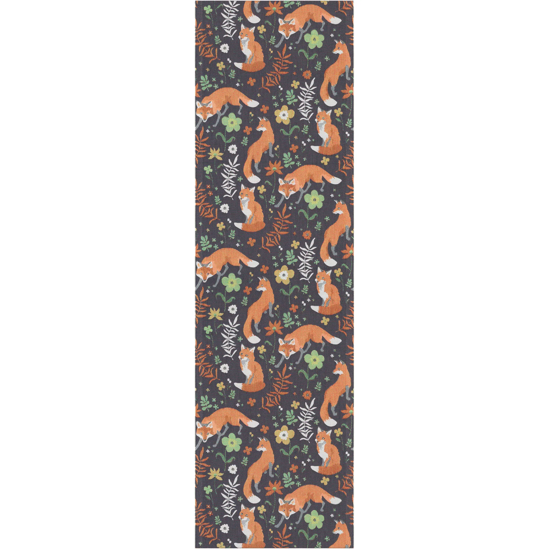 Rävrike kaitaliina 35x120 cm, Multi Ekelund Linneväveri