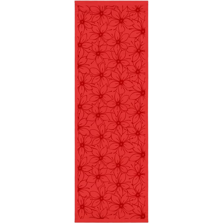 Rödsta kaitaliina 50x150 cm - Punainen - Ekelund Linneväveri