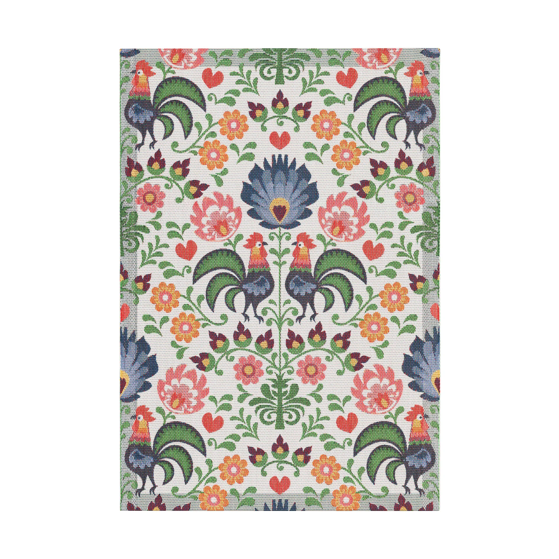 Rooster keittiöpyyhe 35x50 cm, Multi Ekelund Linneväveri