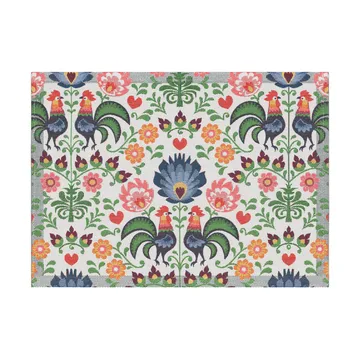 Rooster pöytätabletti 35x48 cm - Multi - Ekelund Linneväveri