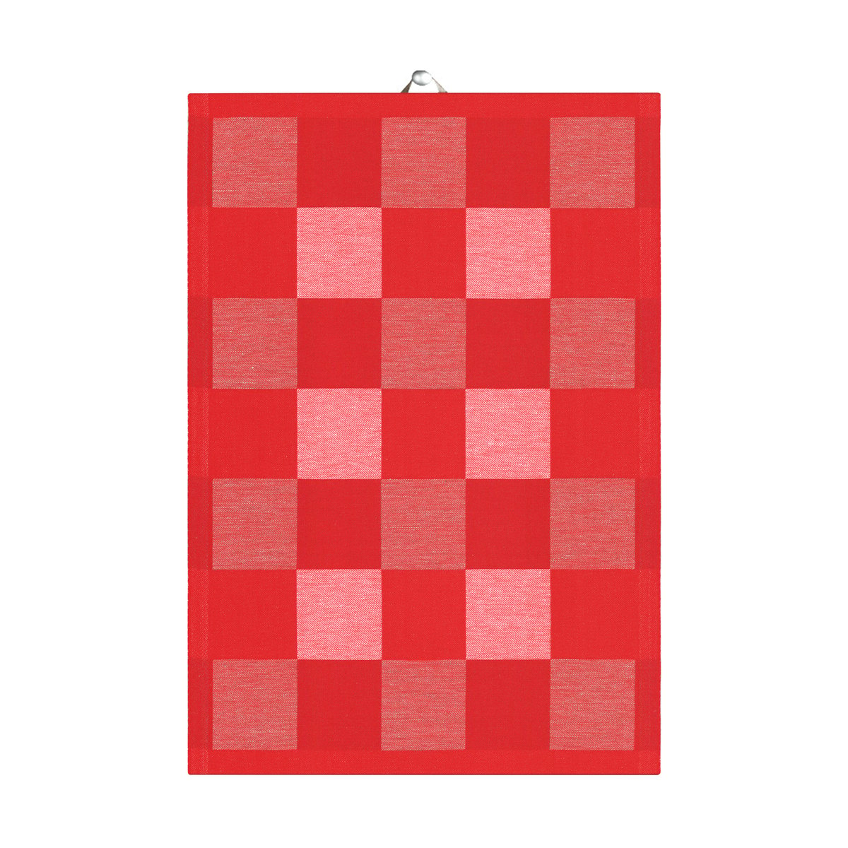 Ekelund Linneväveri Schack keittiöpyyhe punainen 35 x 50 cm