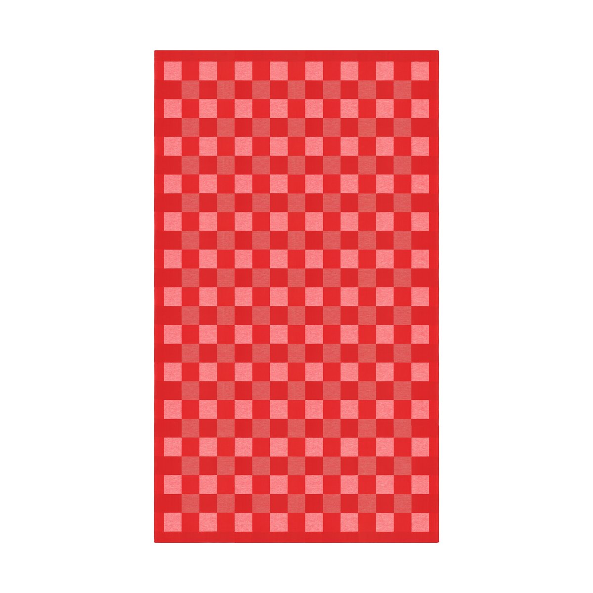 Ekelund Linneväveri Schack pöytäliina punainen 150 x 250 cm