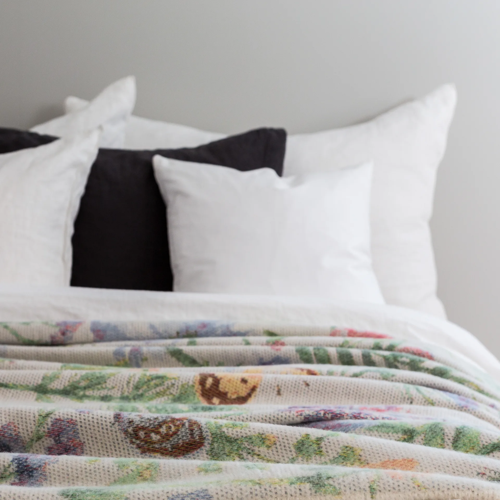 Selma puuvillapeitto 140x170 cm, Monivärinen Ekelund Linneväveri