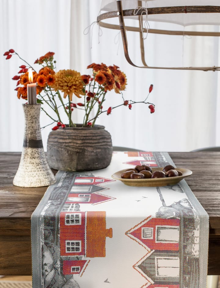 Skärgård kaitaliina 35x80 cm, Multi Ekelund Linneväveri