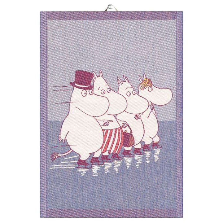 Skating keittiöpyyhe 35x50 cm, Sininen Ekelund Linneväveri