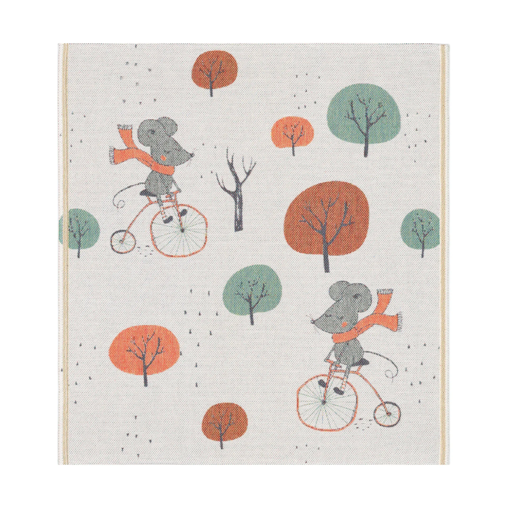 Skogsmus vauvanpeitto 70x75 cm, Multi Ekelund Linneväveri