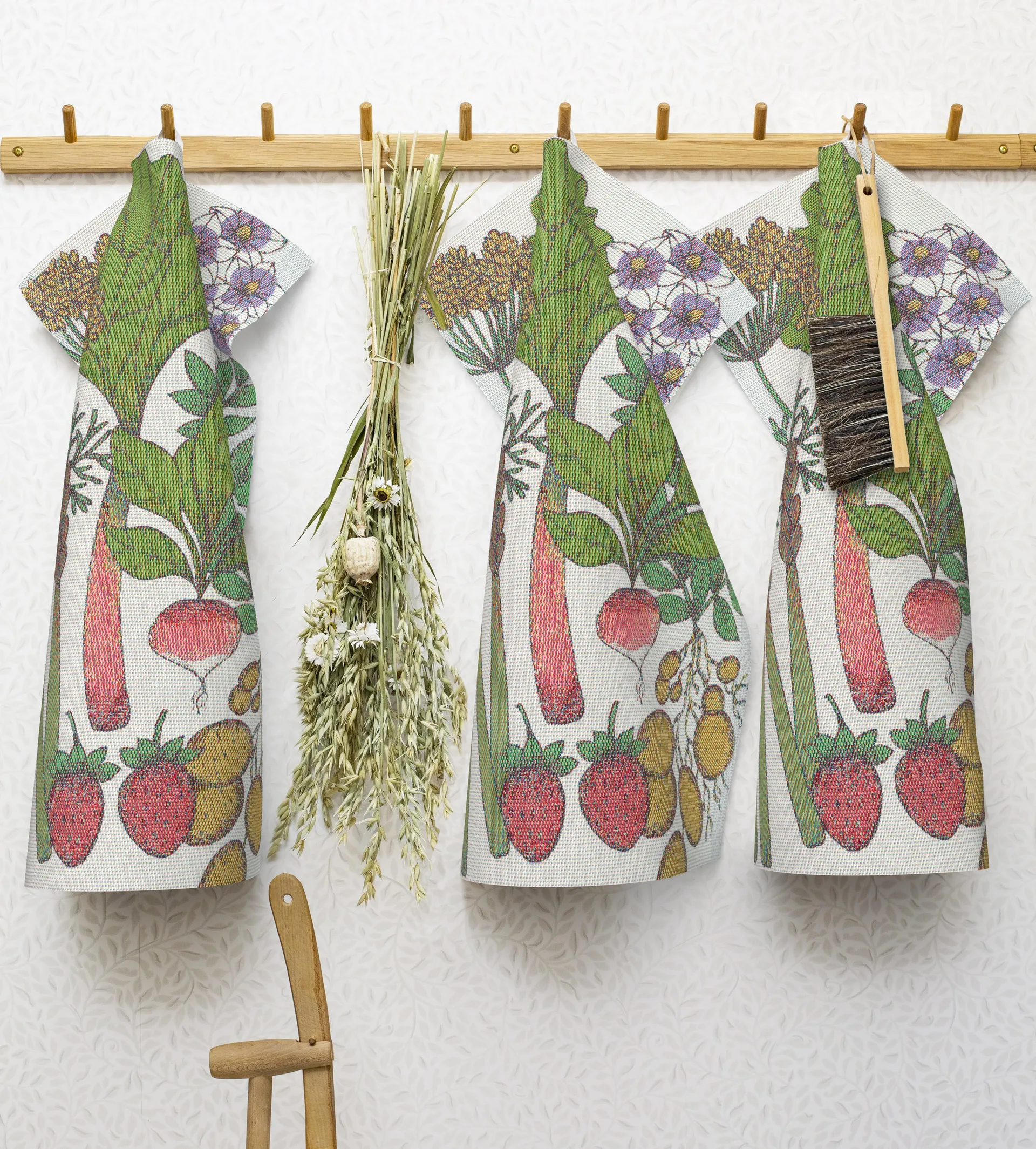 Sommarprimörer keittiöpyyhe, 40 x 60 cm Ekelund Linneväveri