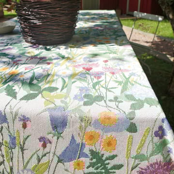 Sommartid liina - 145x145 cm - Ekelund Linneväveri