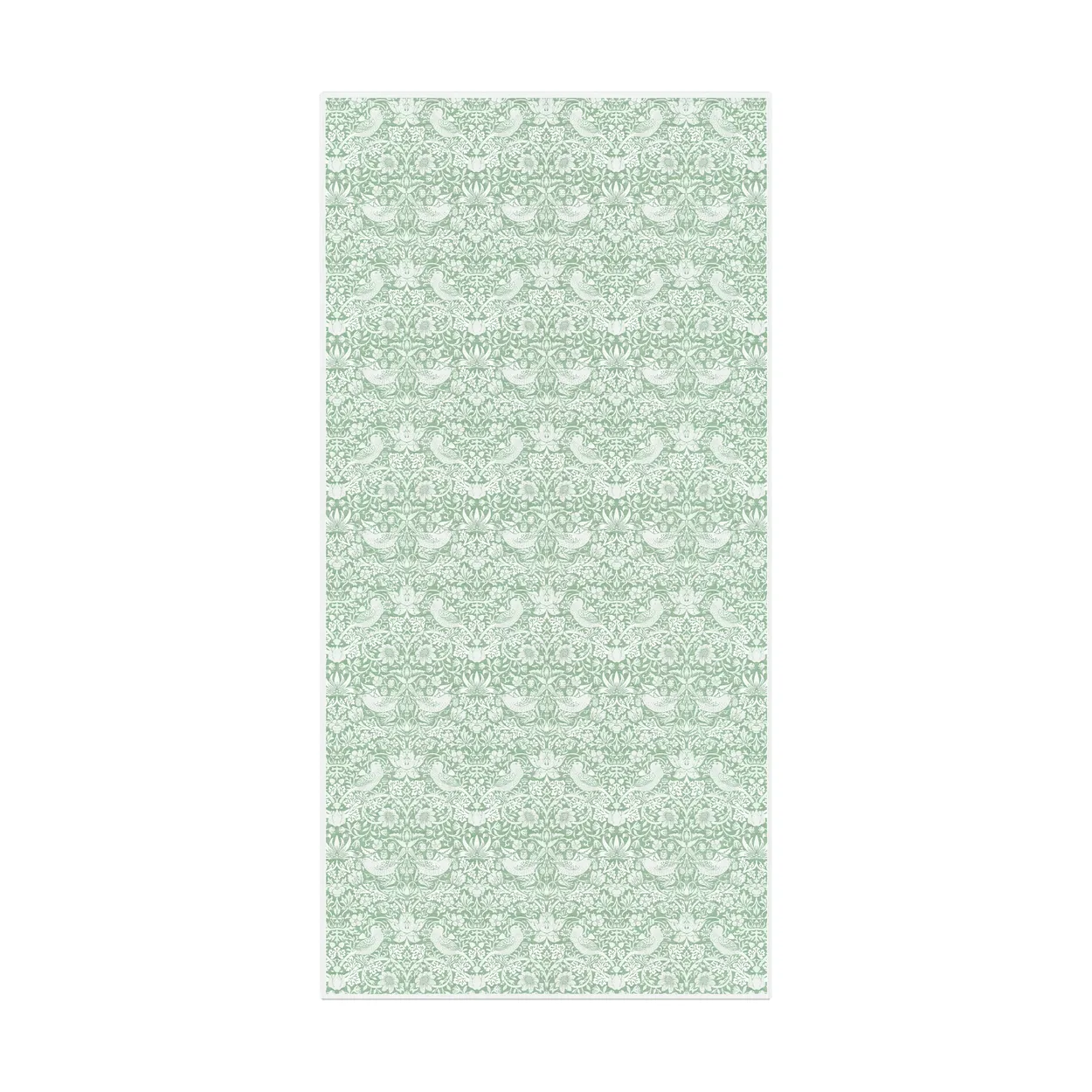 Ekelund Linneväveri Strawberry Thief pöytäliina 150x300 cm Vihreä