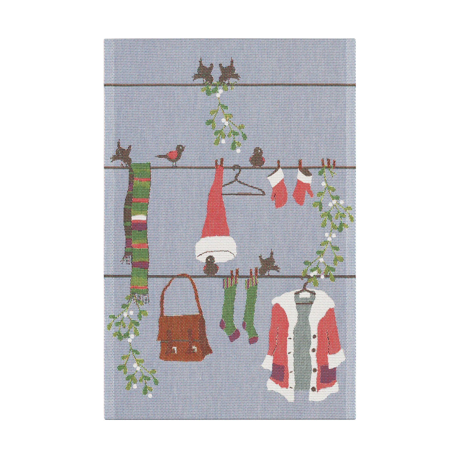 Tomtelina keittiöpyyhe 40x60 cm, Multi Ekelund Linneväveri