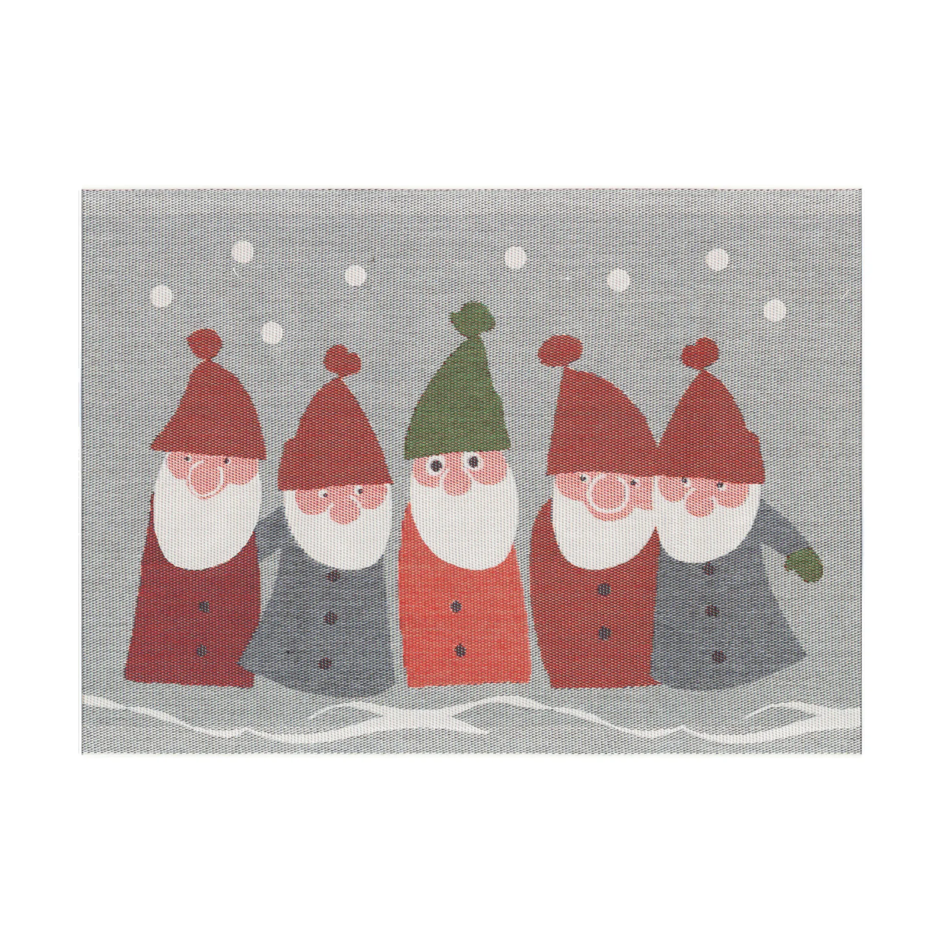 Tomtemöte pöytätabletti 35x48 cm, Monivärinen Ekelund Linneväveri