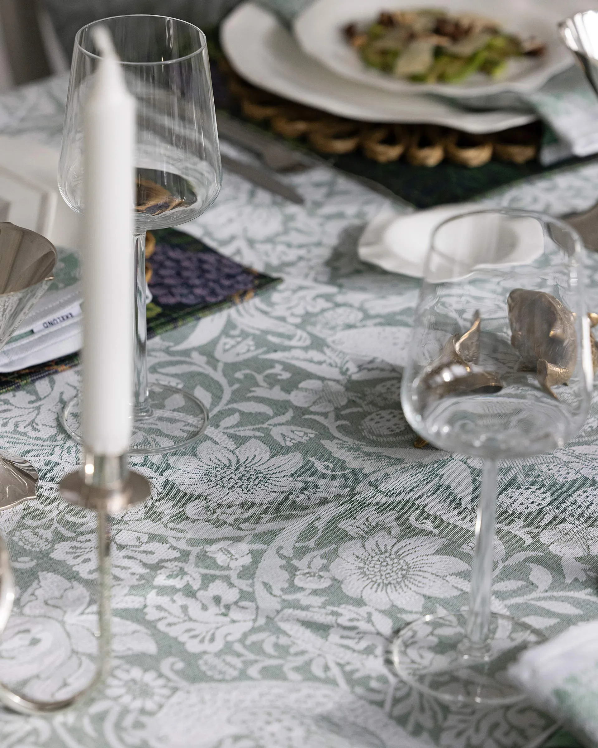 Tomtemöte pöytätabletti 35x48 cm, Monivärinen Ekelund Linneväveri