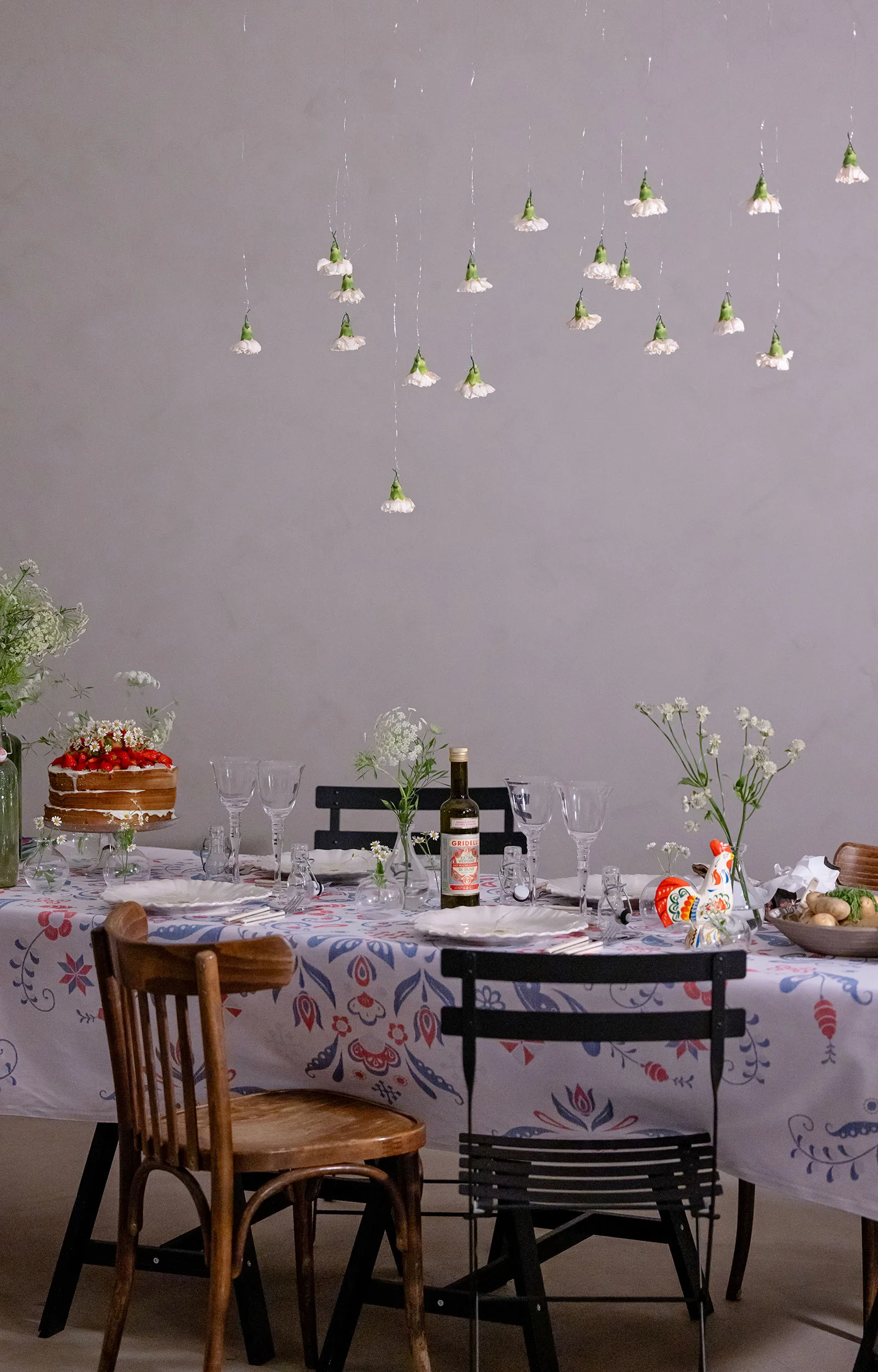 Torplyckan keittiöpyyhe 35x50 cm, Monivärinen Ekelund Linneväveri