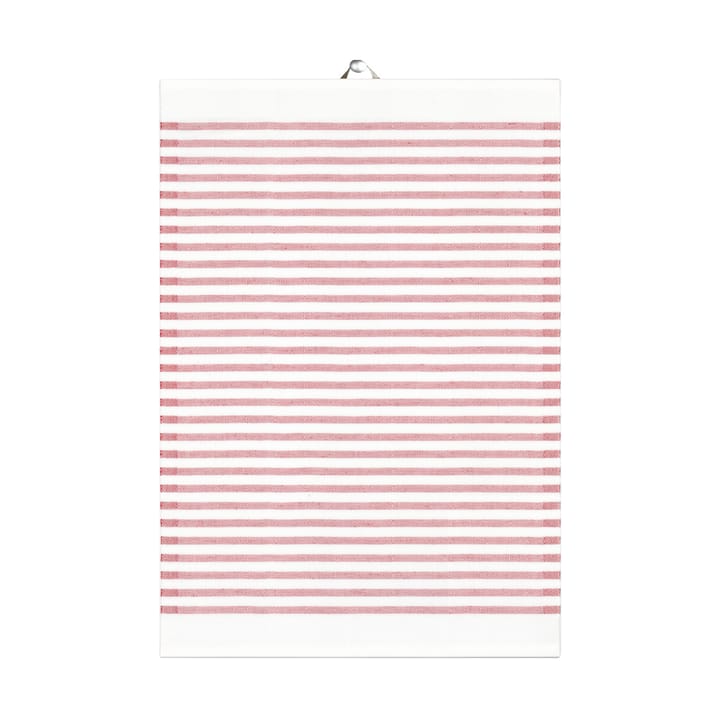 Tvärs keittiöpyyhe punainen - 35x50 cm - Ekelund Linneväveri
