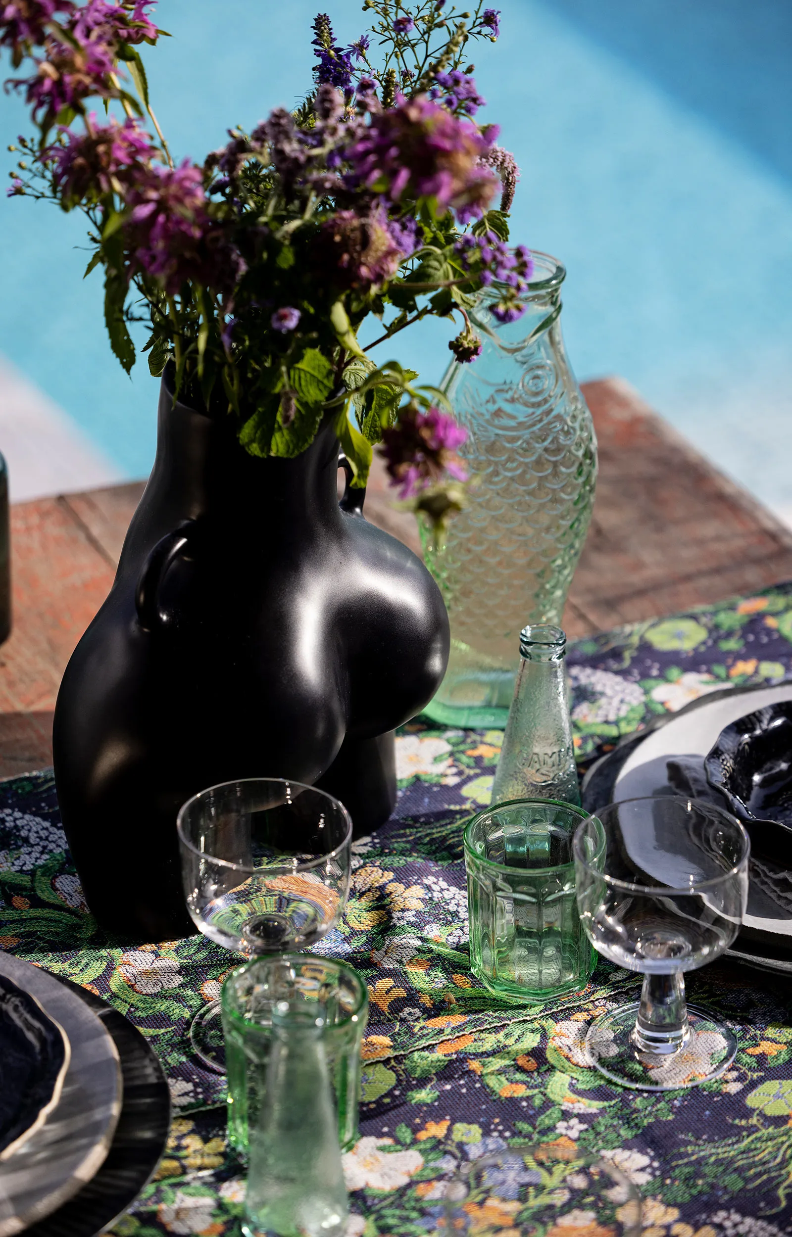 Vägrenen keittiöpyyhe 35x50 cm, Monivärinen Ekelund Linneväveri