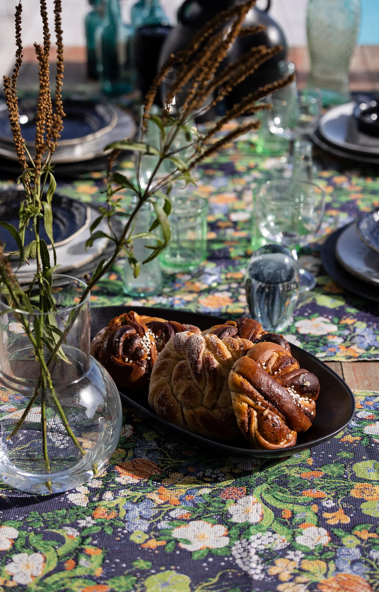 Vägrenen keittiöpyyhe 35x50 cm, Monivärinen Ekelund Linneväveri