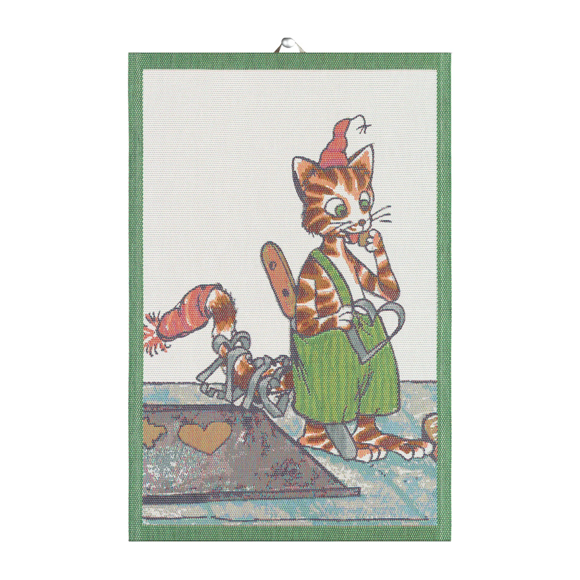 Viiru & Pesonen keittiöliina, Piparkakkujen leipominen Ekelund Linneväveri