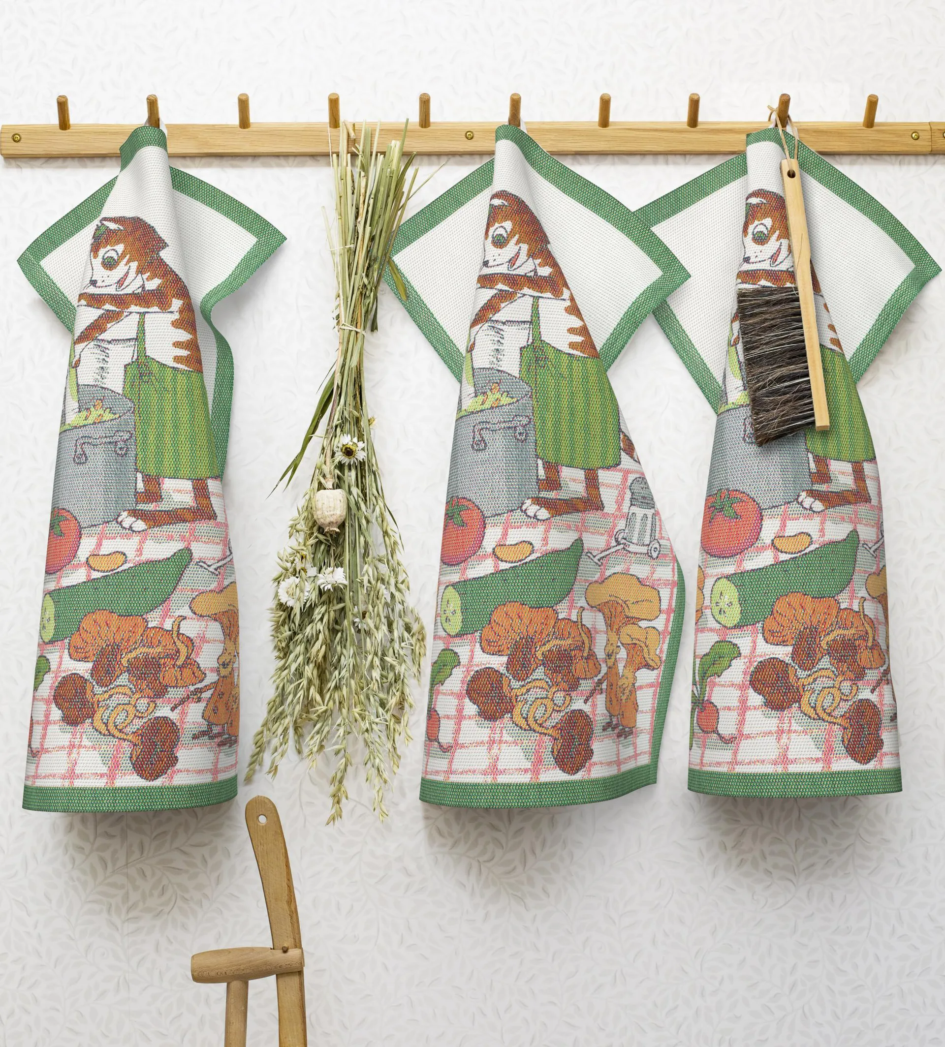 Viiru & Pesonen keittiöliina, Ruoanlaitto Ekelund Linneväveri