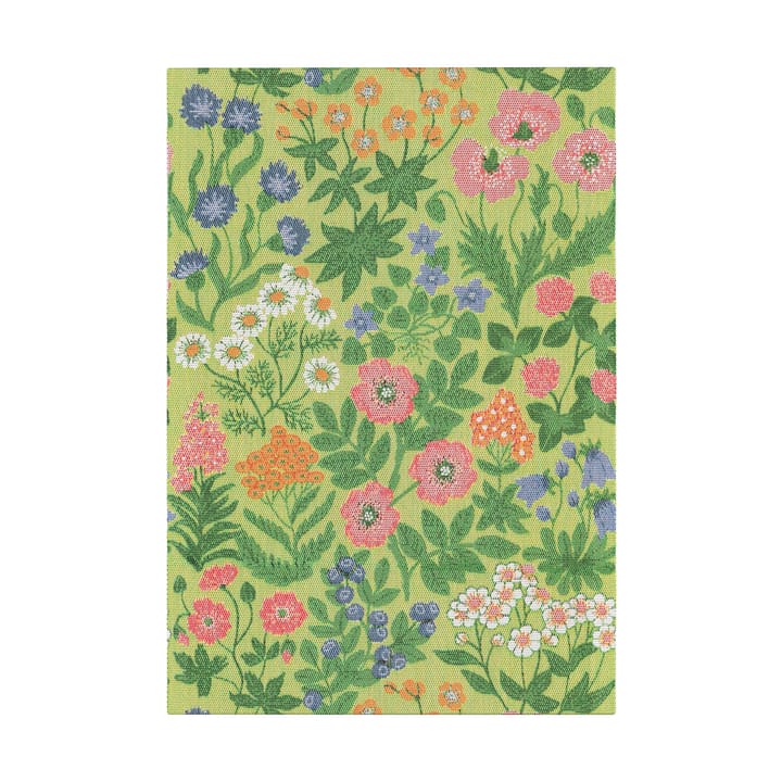Vildblommor keittiöpyyhe 35x50 cm - Vihreä - Ekelund Linneväveri