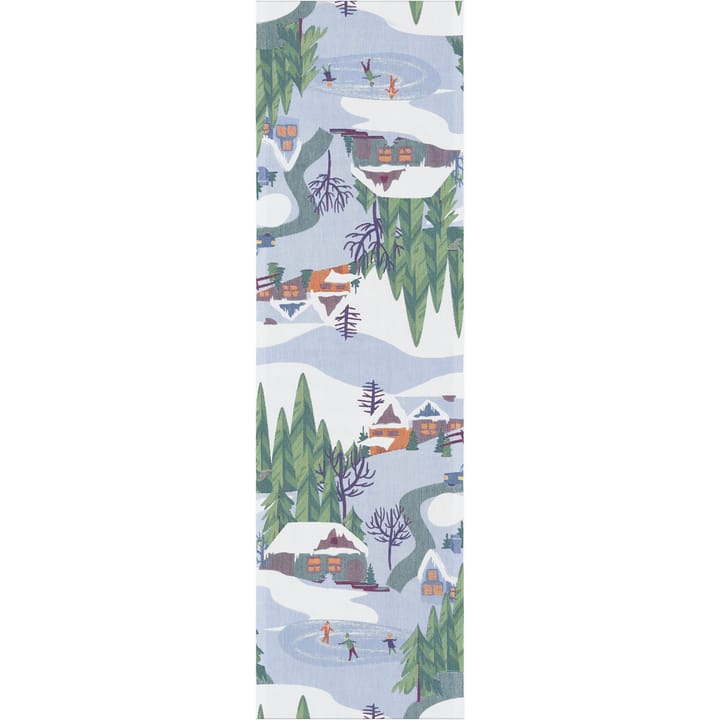 Vinterliv kaitaliina 35x120 cm - Multi - Ekelund Linneväveri