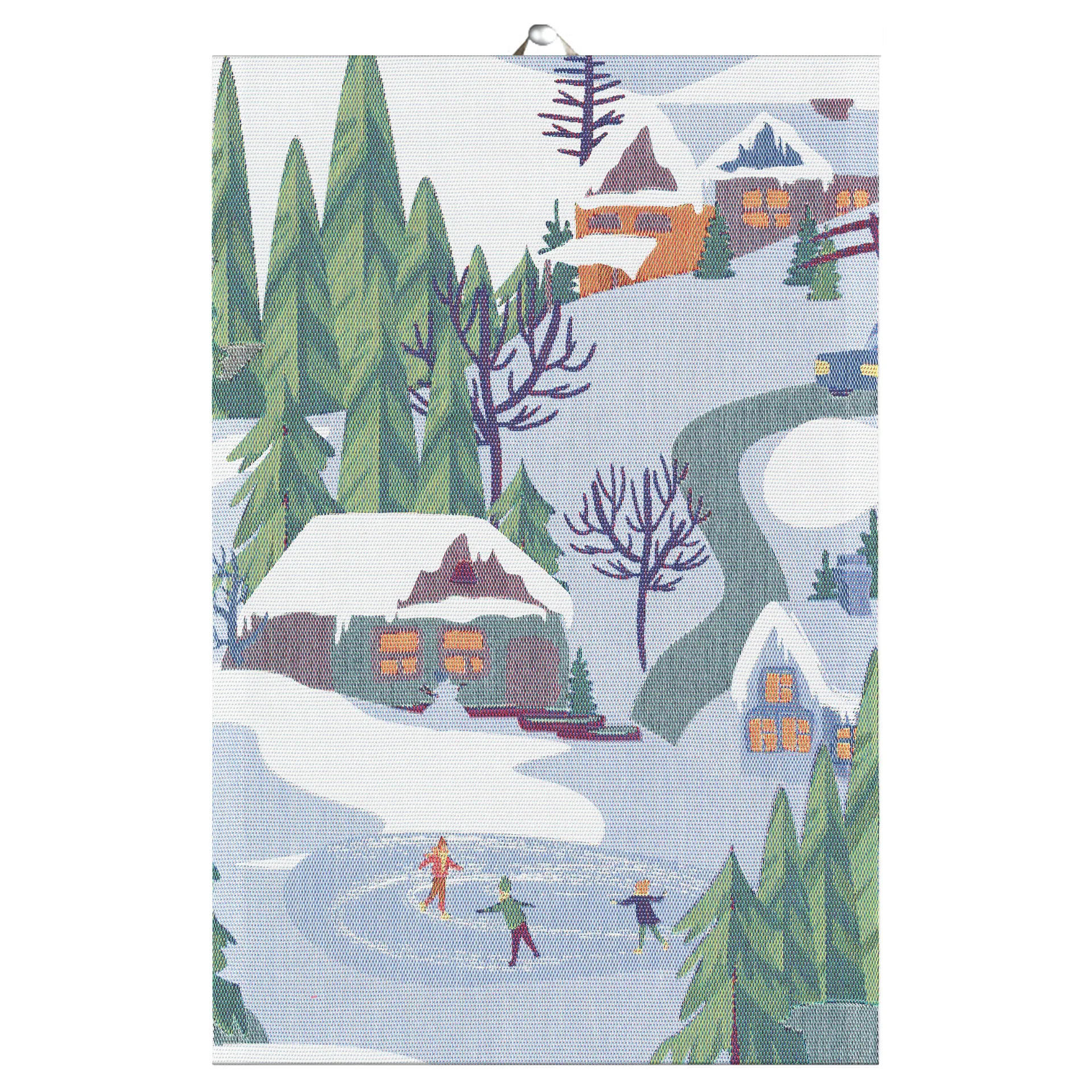 Vinterliv keittiöpyyhe 40x60 cm, Multi Ekelund Linneväveri