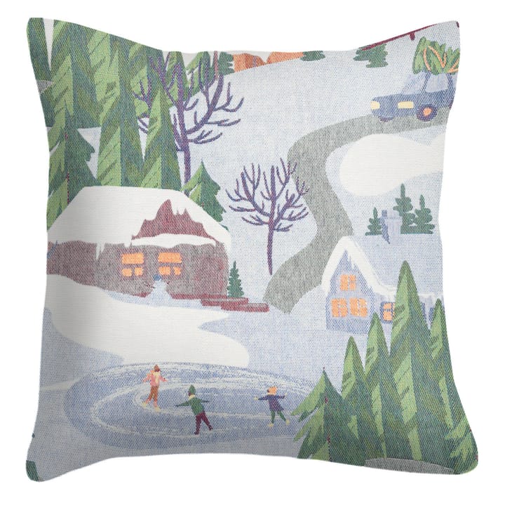 Vinterliv tyynynpäällinen 40x40 cm - Multi - Ekelund Linneväveri