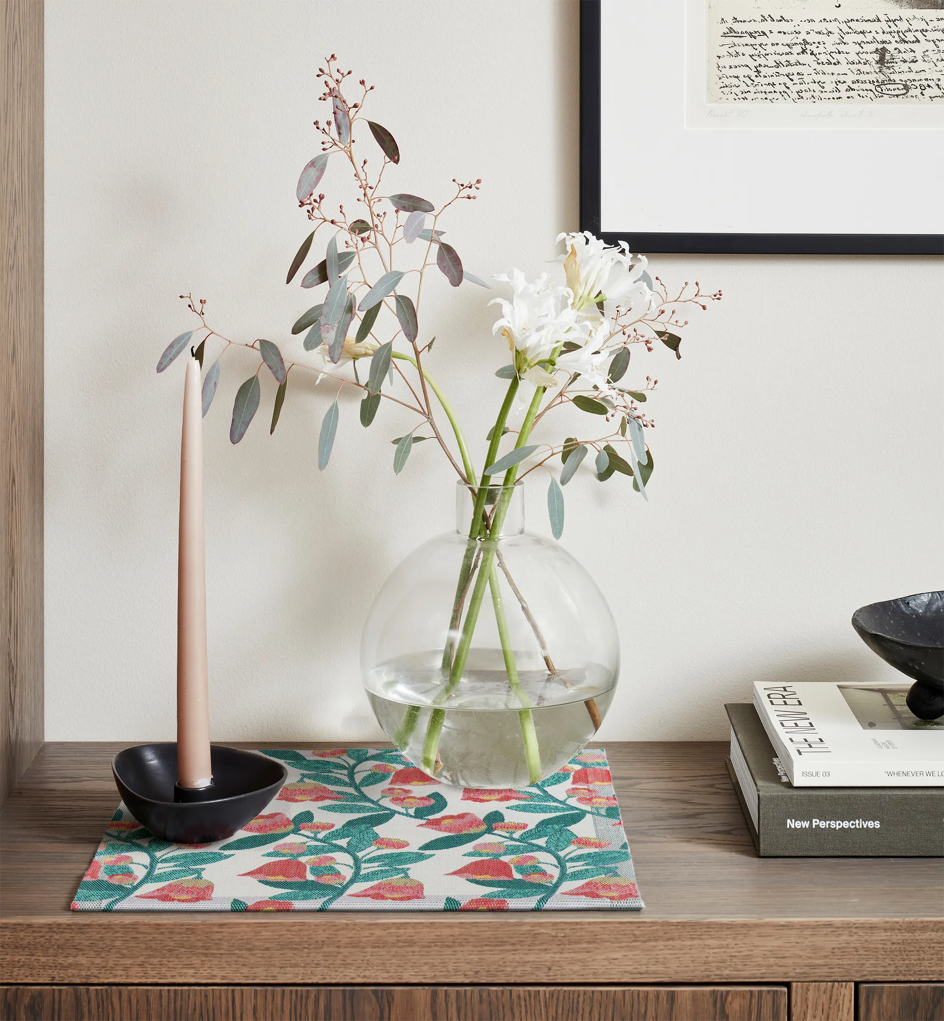 Waveflower lautasliina, 35 x 35 cm Ekelund Linneväveri