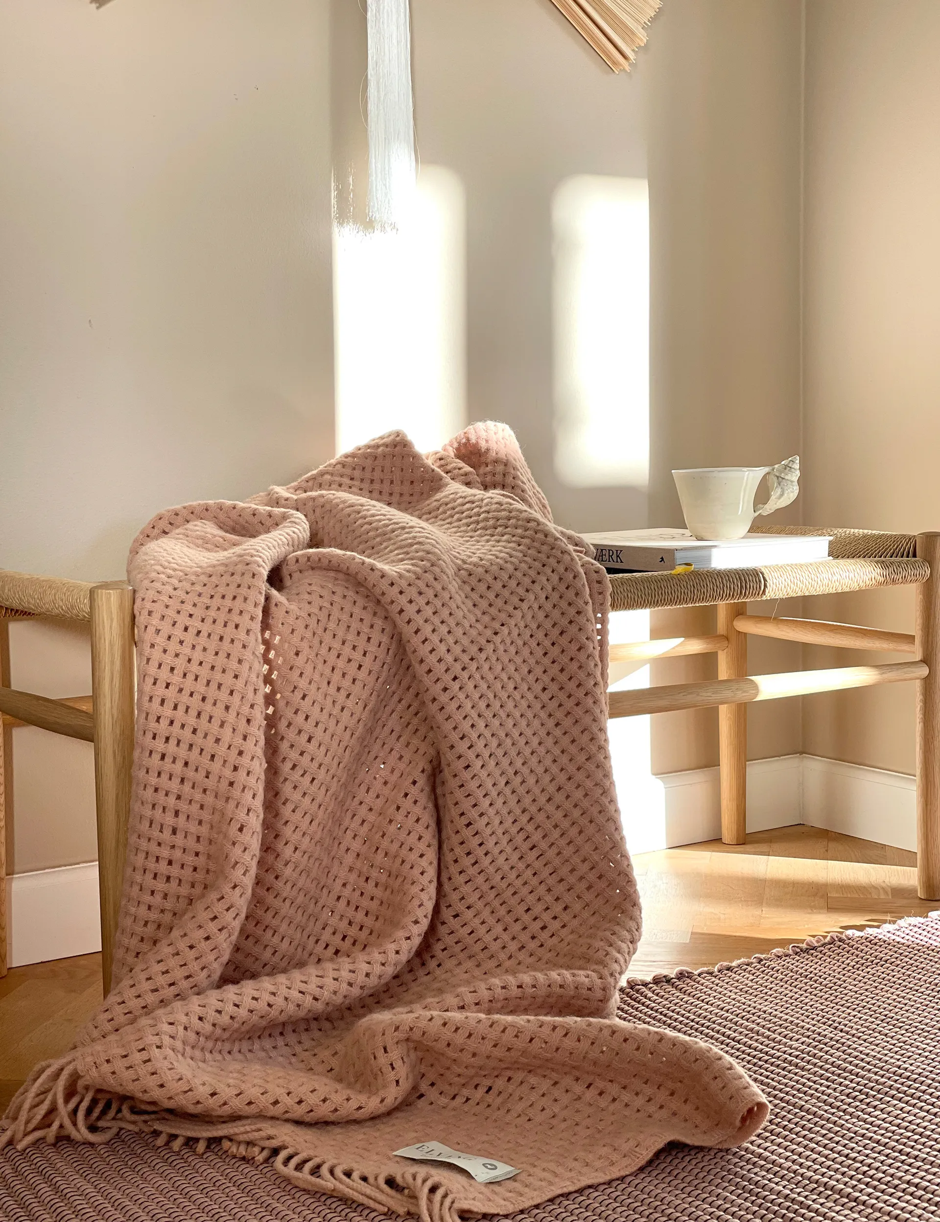 Basket huopa 130 x 200 cm, Nude Elvang Denmark