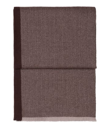 Herringbone huopa 130x190 cm - Chocolate-beige - Elvang Denmark
