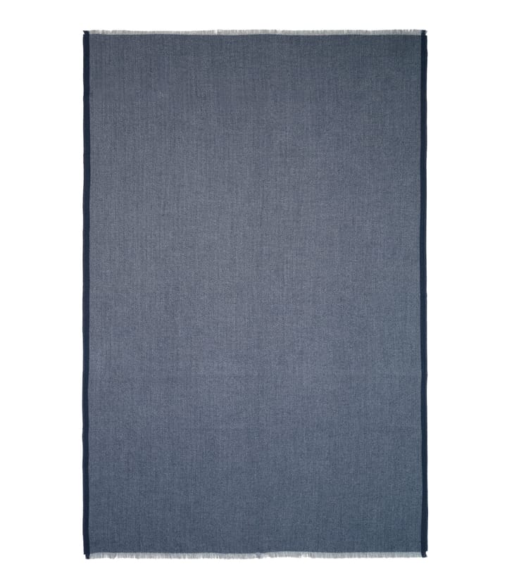 Herringbone huopa 130x190 cm - Dark blue-grey - Elvang Denmark