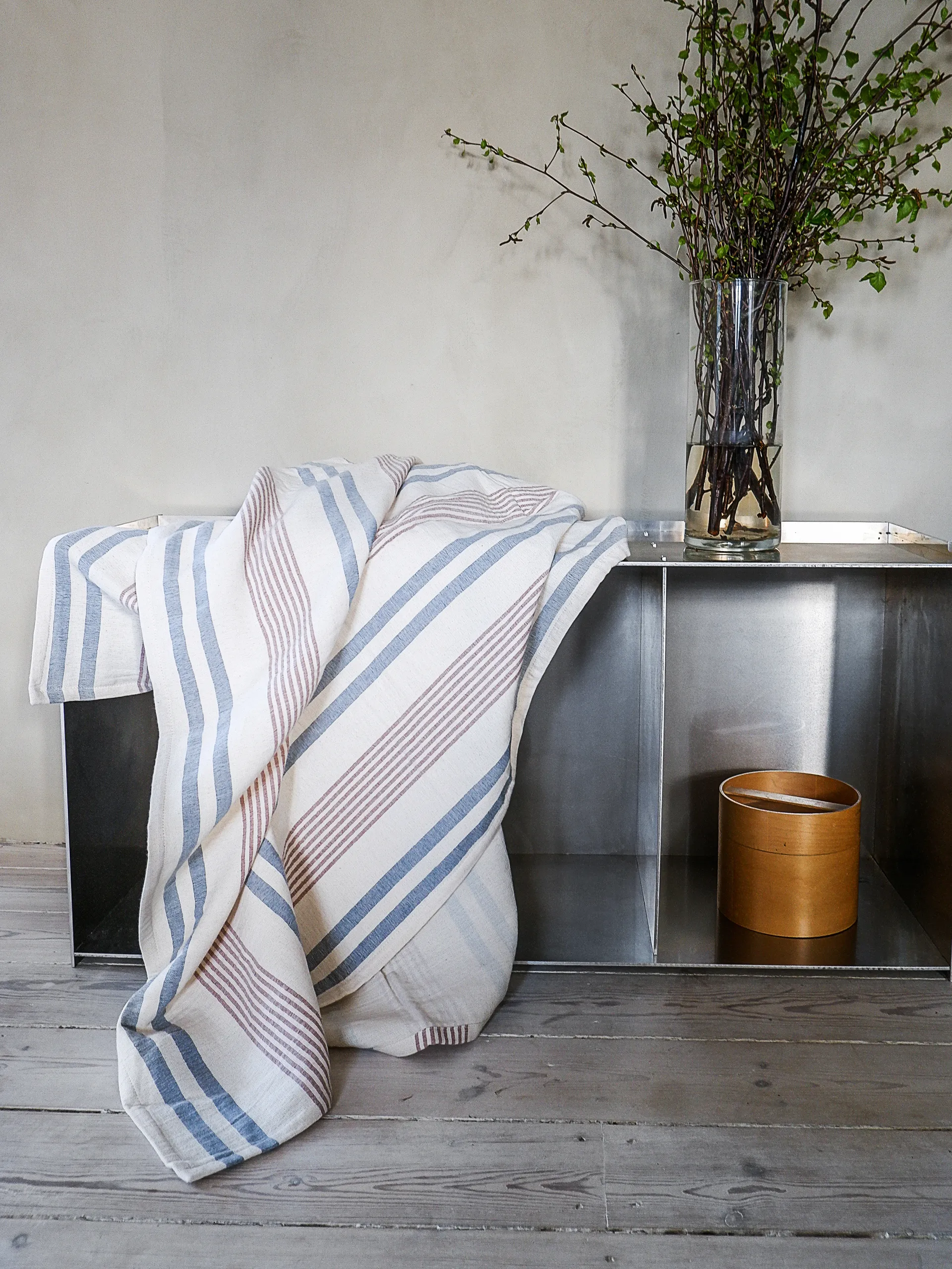 Iris huopa 130x215 cm, Blue-Rusty red Elvang Denmark