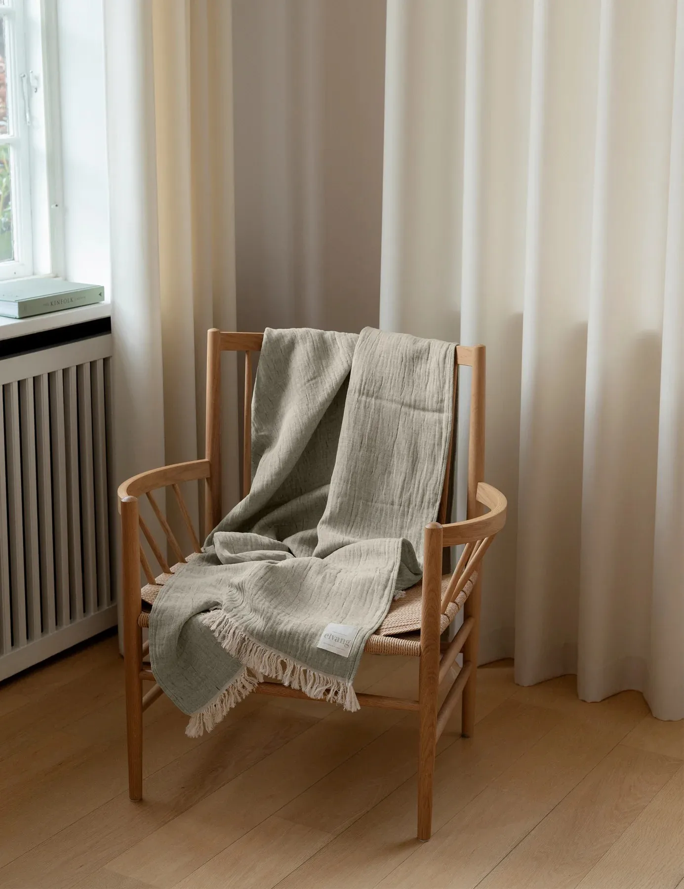 Lavender viltti 130 x 180 cm, Bottle green Elvang Denmark