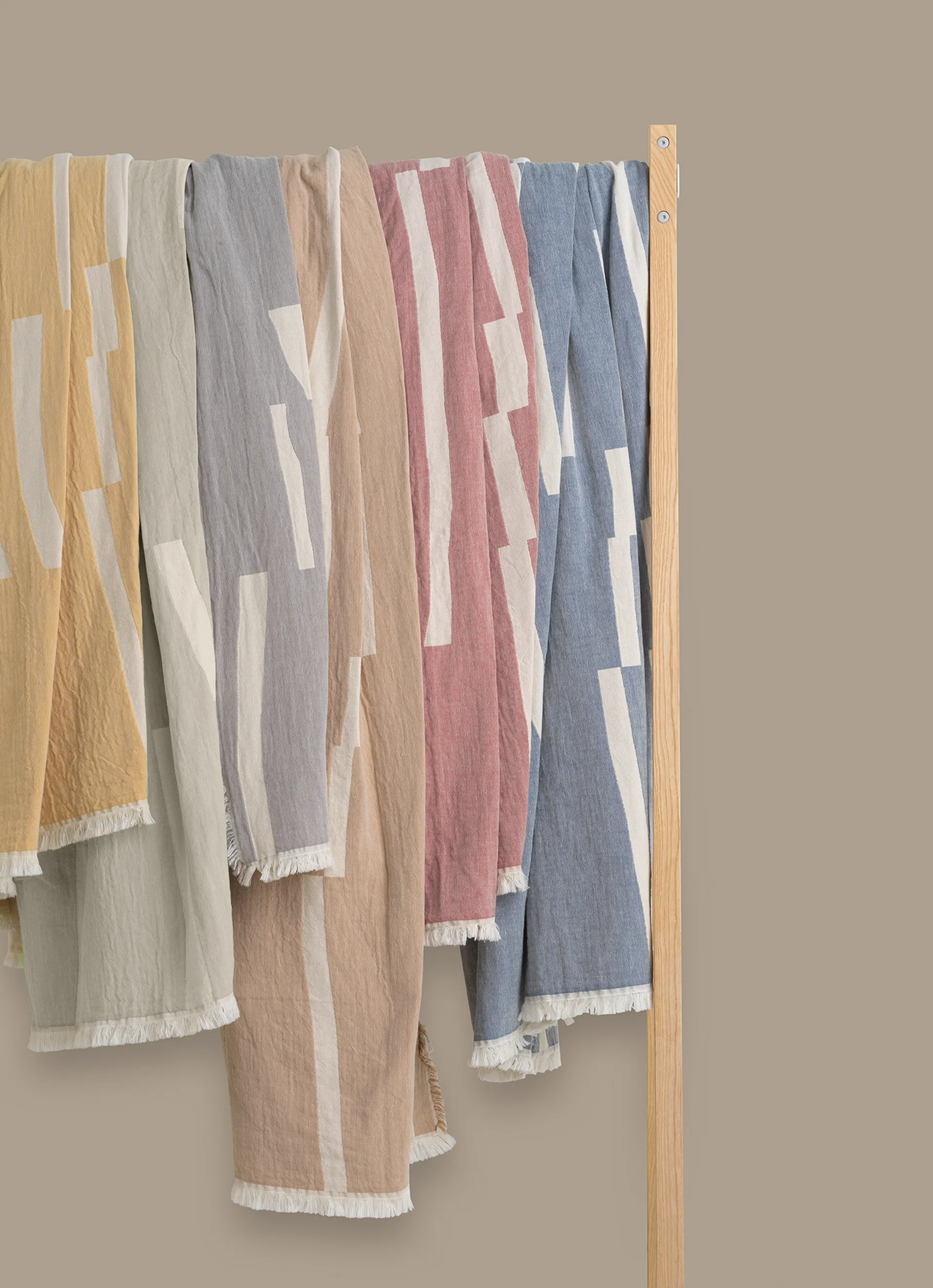 Lyme Grass huopa 130x180 cm, Beige Elvang Denmark